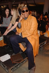 Andre Leon Talley attends Proenza Schouler's spring 2007 show