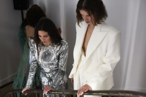 Backstage at Alexandre Vauthier Couture Spring 2022