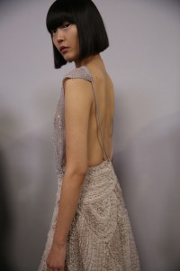 Backstage at Christian Dior Couture Spring 2022