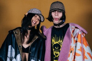 Backstage at Coach RTW Fall 2022 ​on February 14, 2022 in New York.