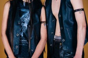 Backstage at Coach RTW Fall 2022 ​on February 14, 2022 in New York.