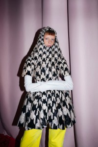 Backstage at Richard Quinn RTW Fall 2022 on February 19, 2022 in London