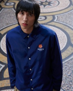 A look from Nigo's first limited-edition capsule collection for Kenzo.