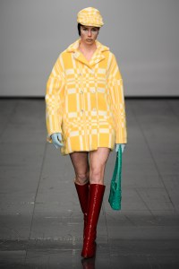 Runway at Conner Ives - NEWGEN RTW Fall 2022 ​on February 18th, 2022 in London.