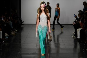 Runway at Conner Ives - NEWGEN RTW Fall 2022 ​on February 18th, 2022 in London.