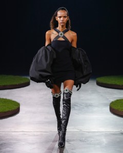 Runway at David Koma RTW Fall 2022 ​on February 20th, 2022 in London.