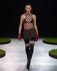 Runway at David Koma RTW Fall 2022 ​on February 20th, 2022 in London.