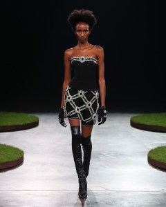 Runway at David Koma RTW Fall 2022 ​on February 20th, 2022 in London.