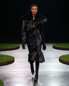Runway at David Koma RTW Fall 2022 ​on February 20th, 2022 in London.