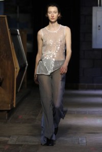 Runway at Eckhaus Latta RTW Fall 2022 ?on February 12, 2022 in New York.