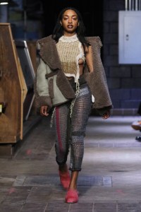 Runway at Eckhaus Latta RTW Fall 2022 ​on February 12, 2022 in New York.
