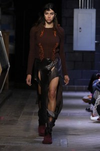 Runway at Eckhaus Latta RTW Fall 2022 ?on February 12, 2022 in New York.