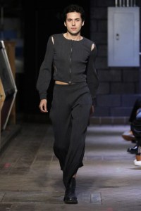 Runway at Eckhaus Latta RTW Fall 2022 ?on February 12, 2022 in New York.