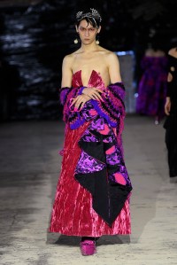 Runway at Edward Crutchley RTW Fall 2022 ​on February 18th, 2022 in London.