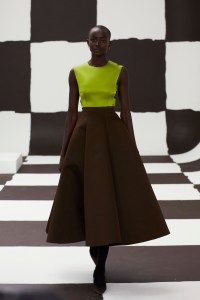 Runway at Emilia Wickstead RTW Fall 2022 on February 21, 2022 in London.