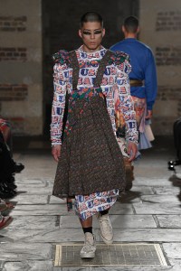 Matty Bovan RTW Fall 2022 ​on Feb. 18, 2022 in London.