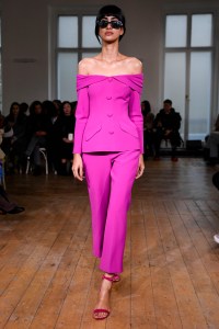 Runway at Huishan Zhang RTW Fall 2022 on February 19, 2022 in London