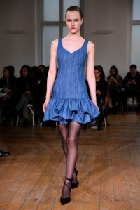 Runway at Huishan Zhang RTW Fall 2022 on February 19, 2022 in London