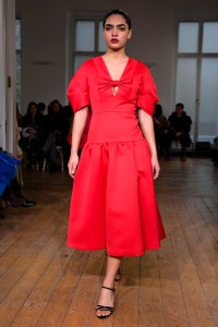 Runway at Huishan Zhang RTW Fall 2022 on February 19, 2022 in London
