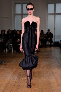 Runway at Huishan Zhang RTW Fall 2022 on February 19, 2022 in London