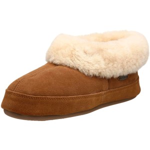 Shearling slipper bootie