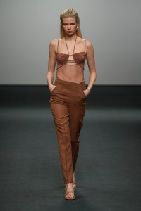 Runway at Nensi Dojaka RTW Fall 2022 ​on February 19, 2022 in City.
