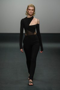 Runway at Nensi Dojaka RTW Fall 2022 ​on February 19, 2022 in City.
