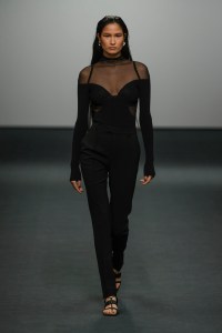 Runway at Nensi Dojaka RTW Fall 2022 ​on February 19, 2022 in City.