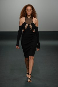 Runway at Nensi Dojaka RTW Fall 2022 ​on February 19, 2022 in City.