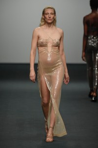 Runway at Nensi Dojaka RTW Fall 2022 ​on February 19, 2022 in City.