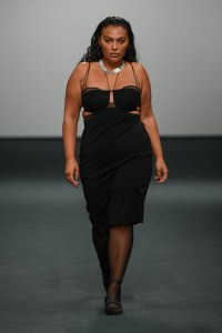 Runway at Nensi Dojaka RTW Fall 2022 ​on February 19, 2022 in City.