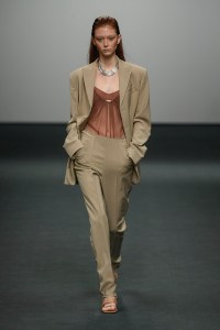 Runway at Nensi Dojaka RTW Fall 2022 ​on February 19, 2022 in City.