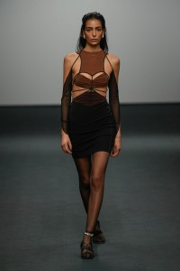 Runway at Nensi Dojaka RTW Fall 2022 ​on February 19, 2022 in City.