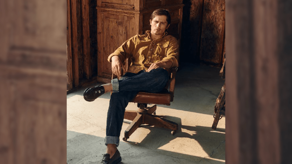 A look from the Nick Fouquet x Lucchese collaboration.Courtes