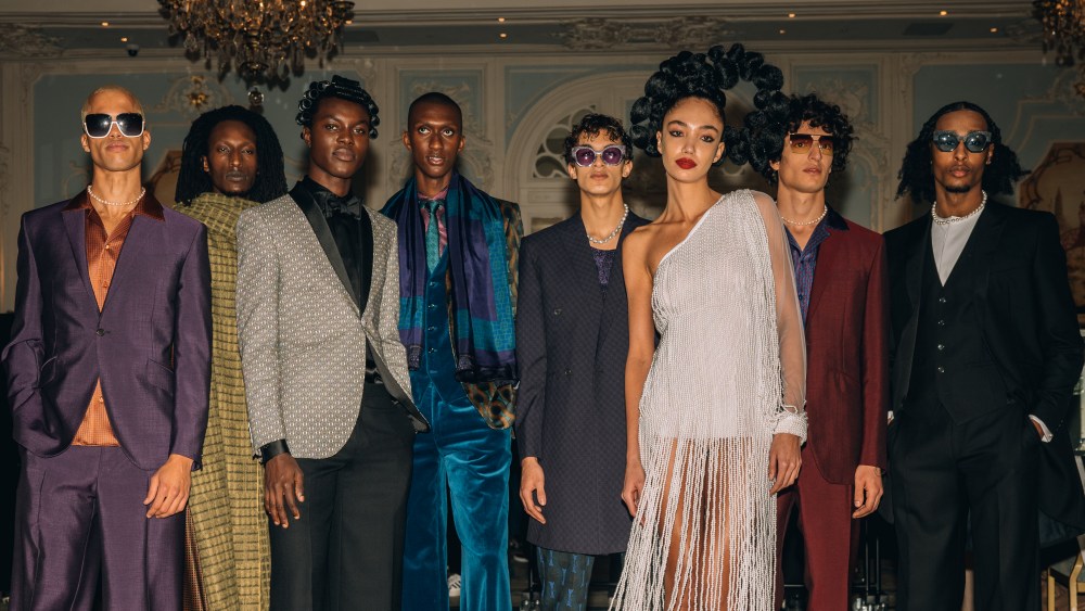 Backstage at Ozwald Boateng