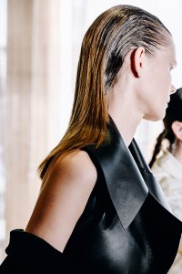 Backstage at Peter Do RTW Fall 2022