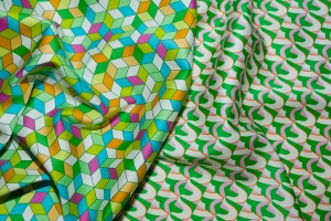 TCS Prints from Italy presents colorful prints with a touch of retro.