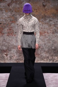 Runway at Raf Simons RTW Fall 2022 on February 21, 2022 in London