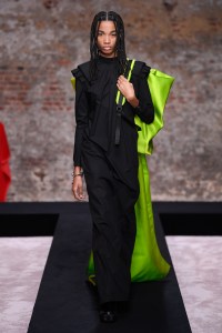 Runway at Raf Simons RTW Fall 2022 on February 21, 2022 in London