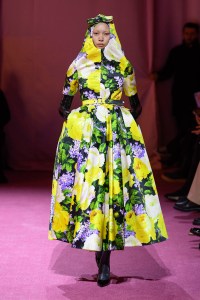 Runway at Richard Quinn RTW Fall 2022 ​on February 19, 2022 in City.