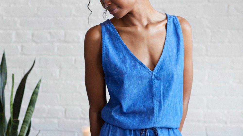 A collaboration between Soorty and Lenzing demonstrates denim’s positioning as a comfortable and on-trend home office uniform.