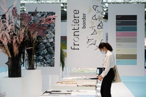 The scene at Texworld Evolution Paris.