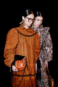 Backstage at Ulla Johnson RTW Fall 2022 ​on February 13, 2022 in New York.