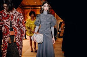 Backstage at Ulla Johnson RTW Fall 2022 ​on February 13, 2022 in New York.