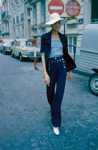 A look from Yves Saint Laurent Rive Gauche RTW Spring 1974 collection.