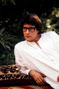 Yves Saint Laurent relaxes at his Home in Marrakesh, Morocco on September 15, 1976.