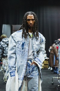 Backstage at Diesel RTW Fall 2022