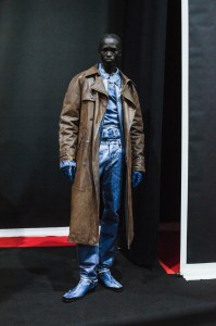 Backstage at Diesel RTW Fall 2022