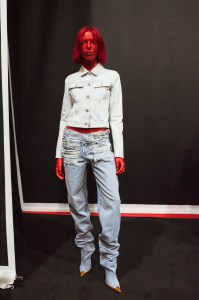 Backstage at Diesel RTW Fall 2022