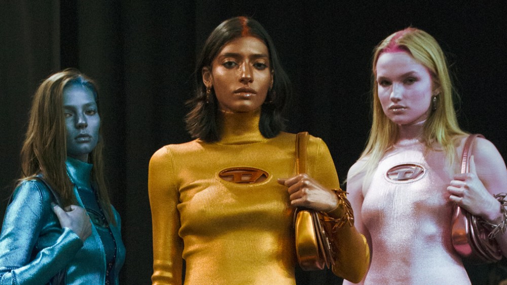Backstage at Diesel RTW Fall 2022